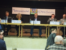 Podiumsdiskussion mit vier OB-Kandidaten